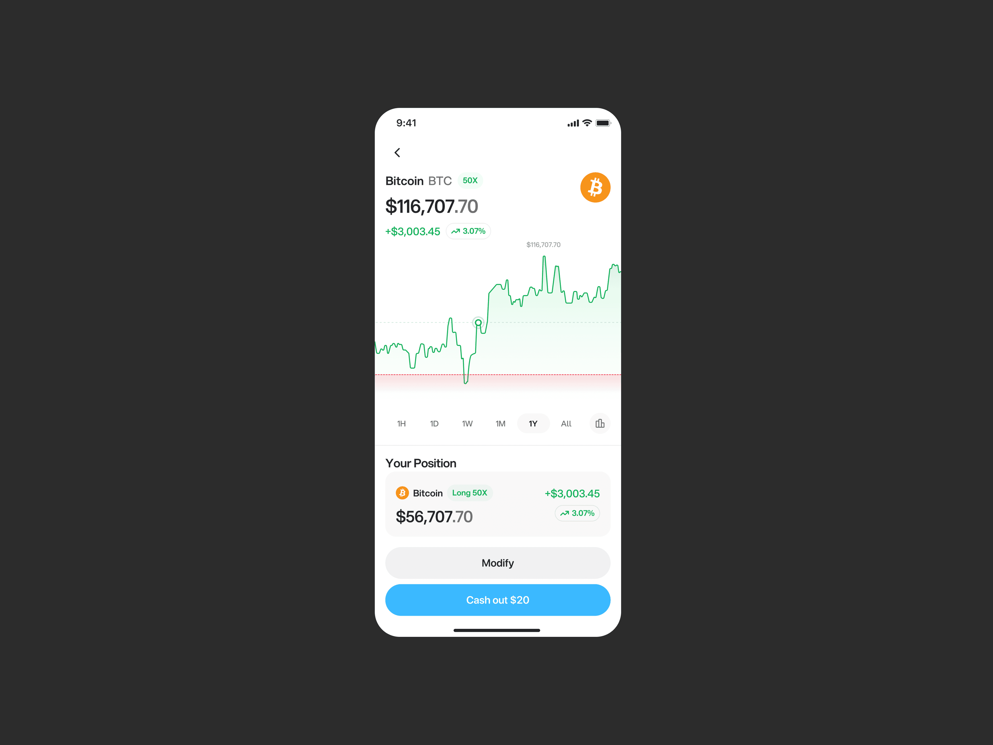 Miracle App — screen 2