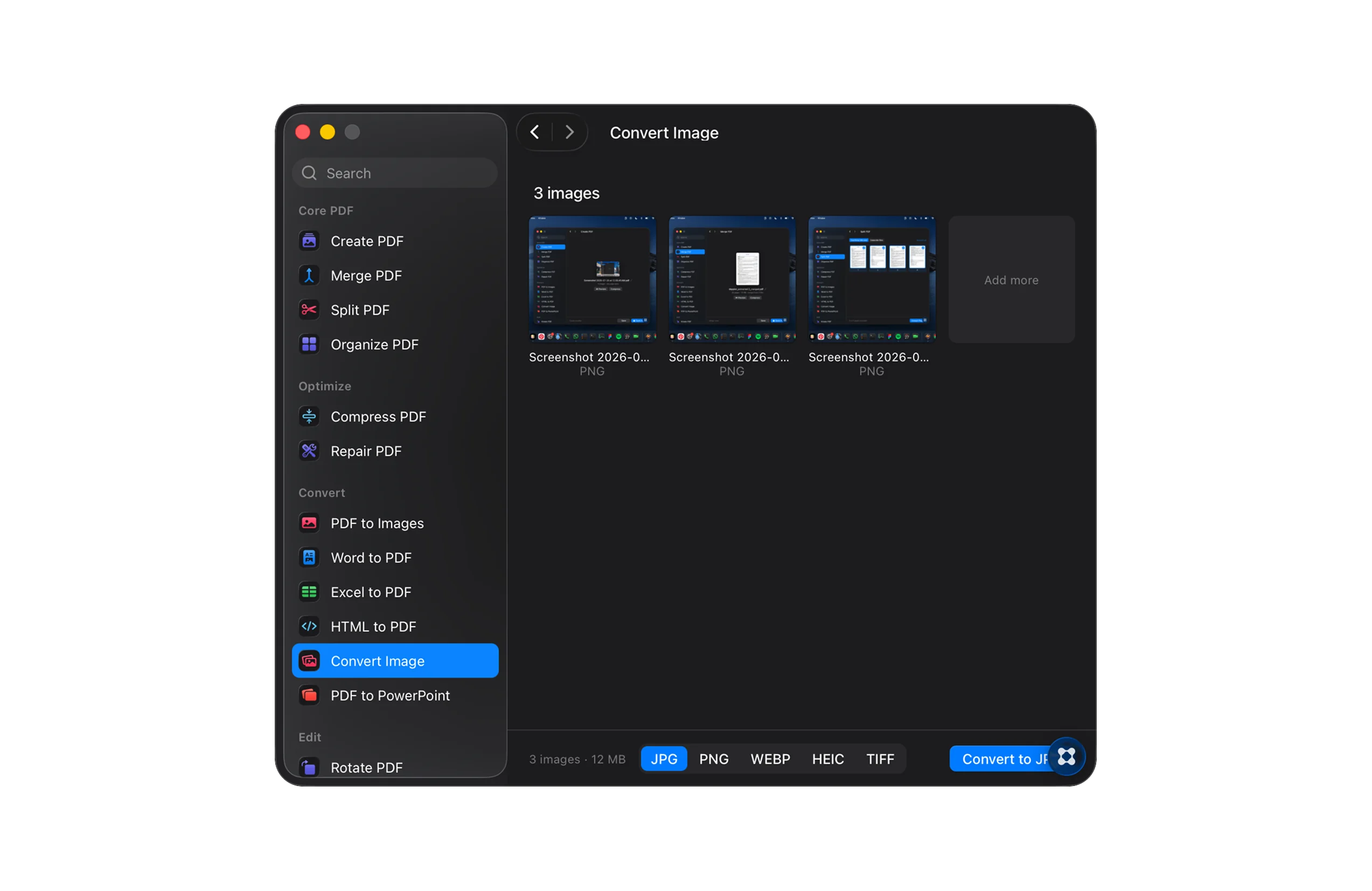 PDF Toolkit — screen 4