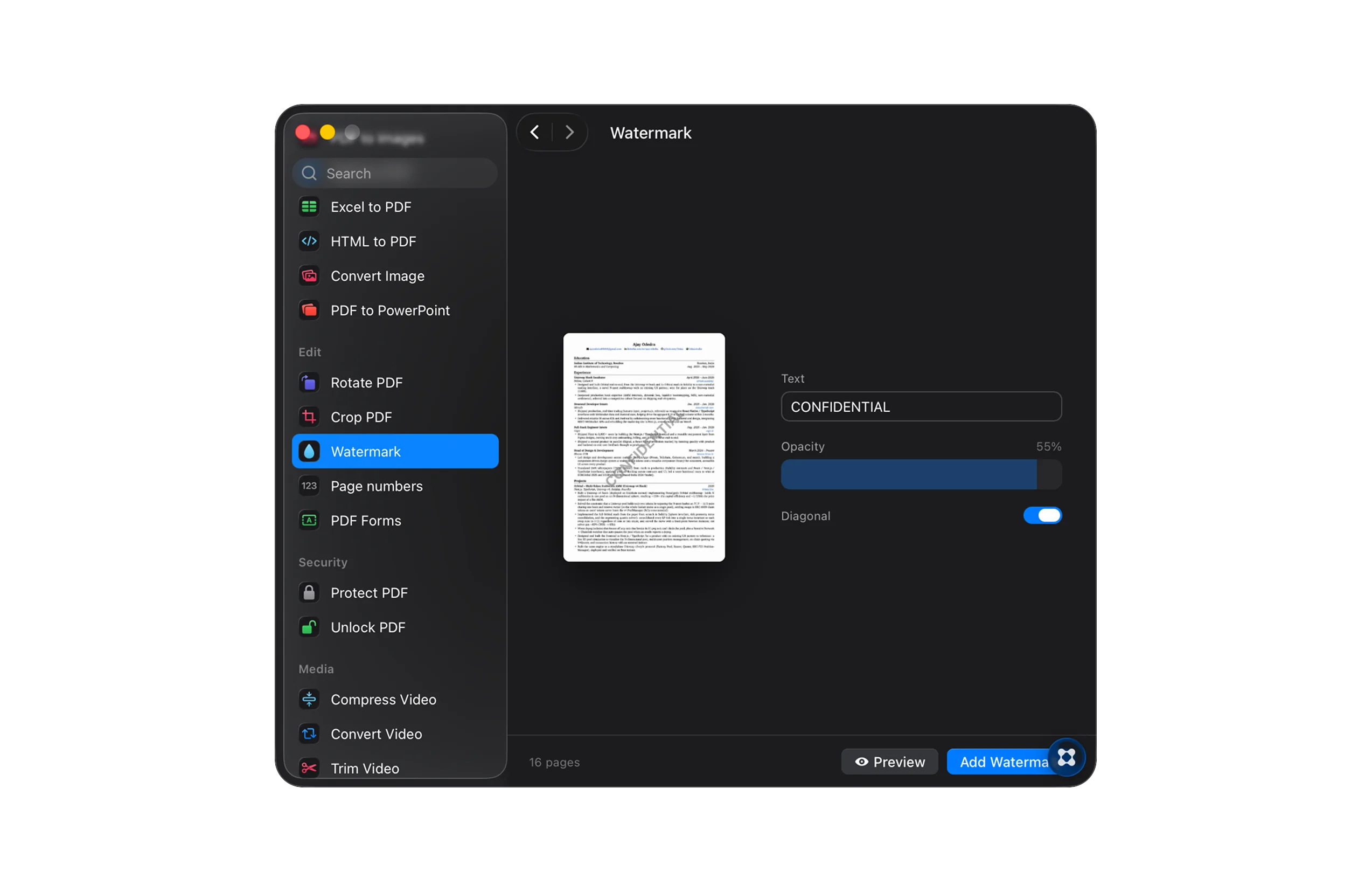 PDF Toolkit — screen 5
