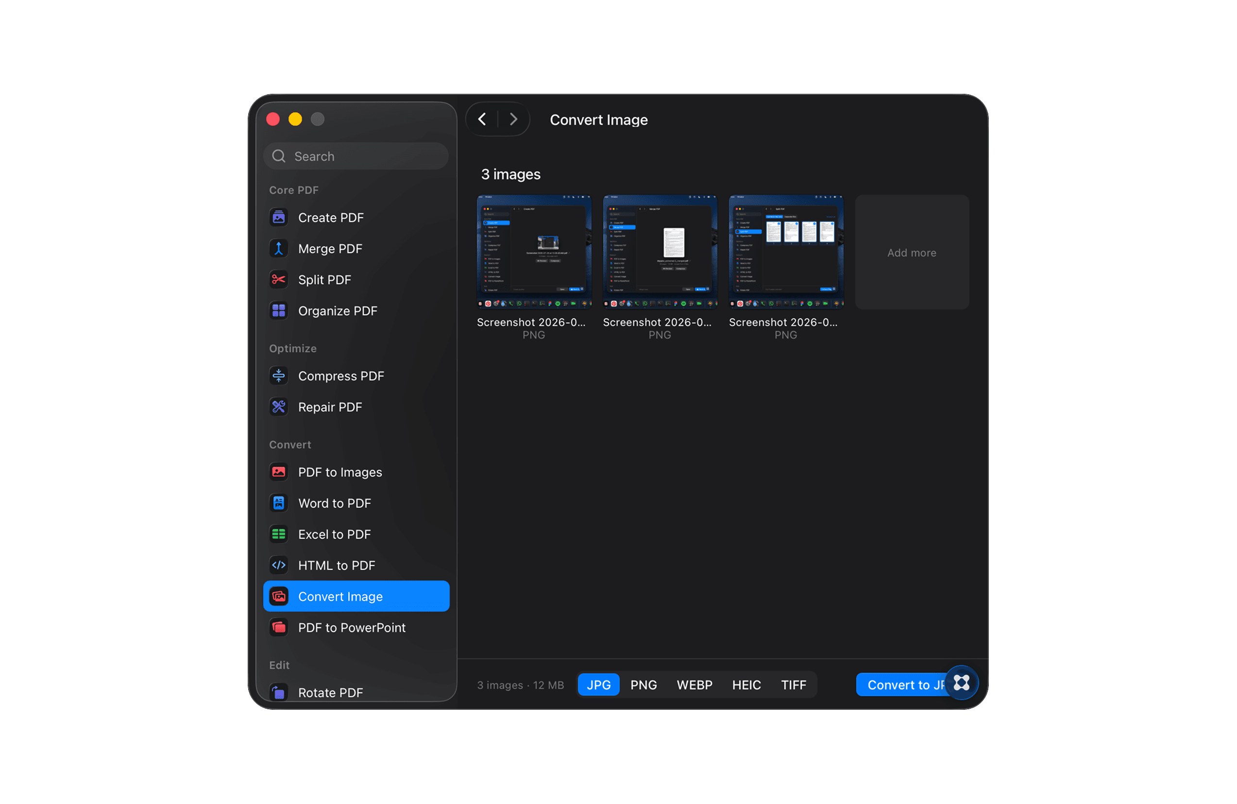 PDF Toolkit — screen 4