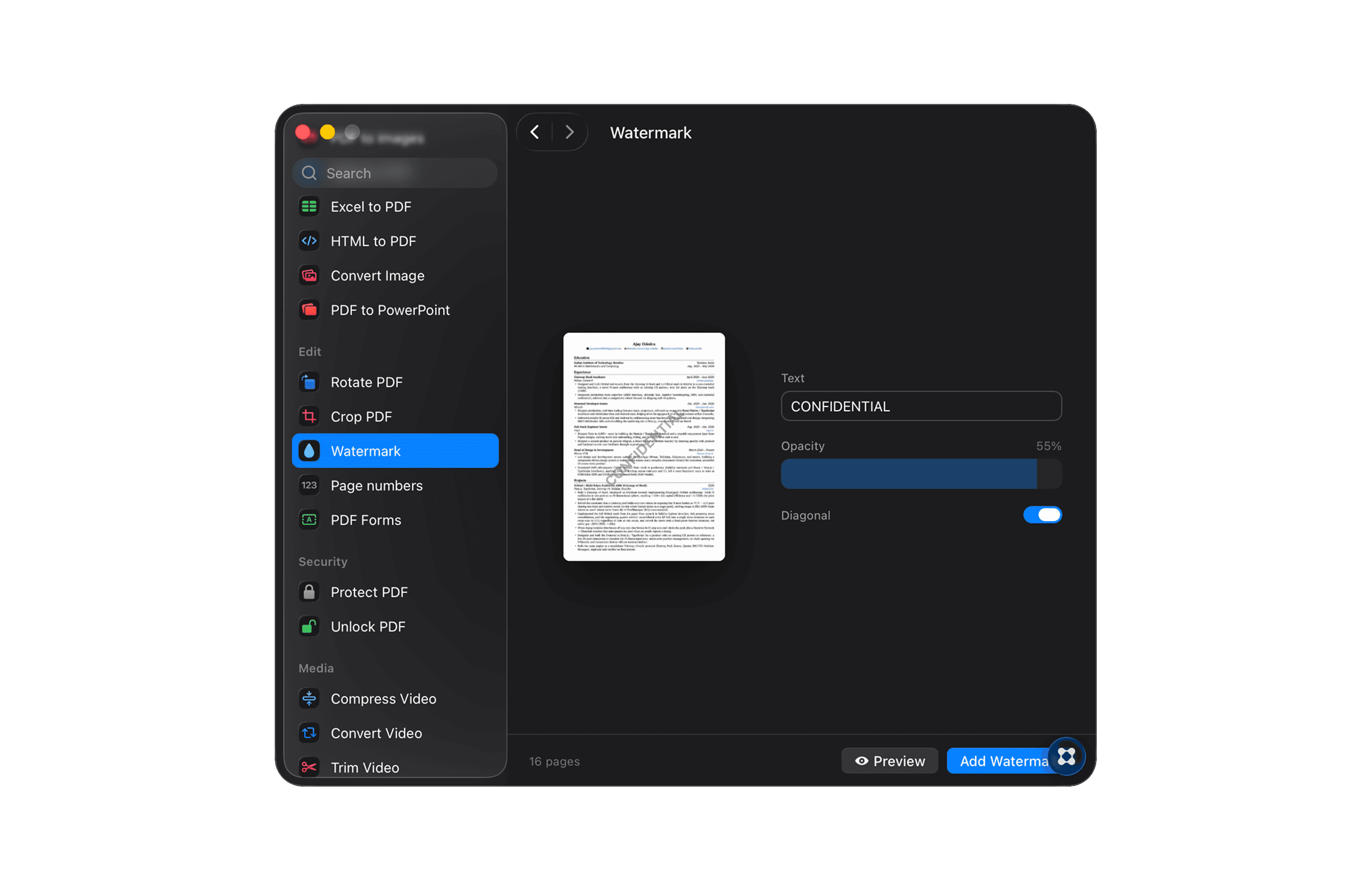 PDF Toolkit — screen 5